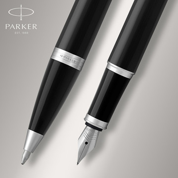 Parker IM Black Lacquer CT schrijfset balpen en vulpen