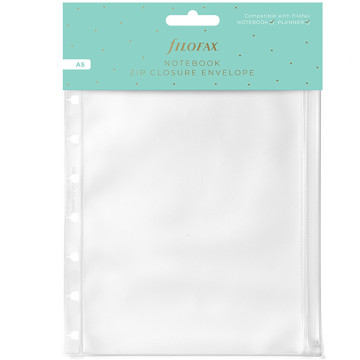 Filofax notebook A5 Zip Lock Envelop