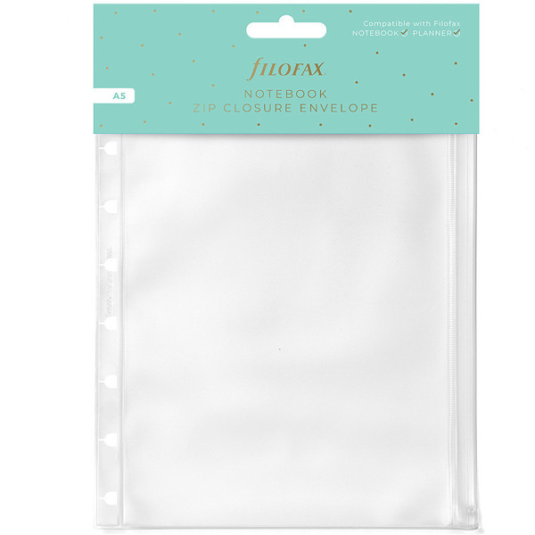 Filofax notebook A5 Zip Lock Envelop