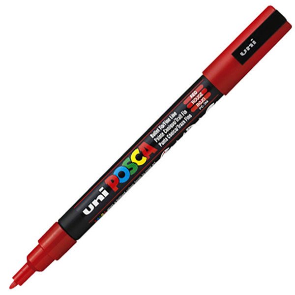 verfstift Posca PC-3M   F 1.3mm rood