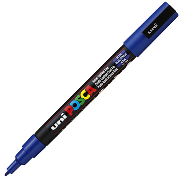 verfstift Posca PC-3M   F 1.3mm donkerblauw