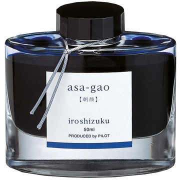 Pilot inktpot Iroshizuku 50ml Blue - Asa-Gao