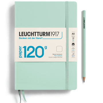 LEUCHTTURM1917 Medium A5 notitieboek 120g Mint Green blanco