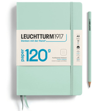 LEUCHTTURM1917 Medium A5 notitieboek 120g Mint Green dotted