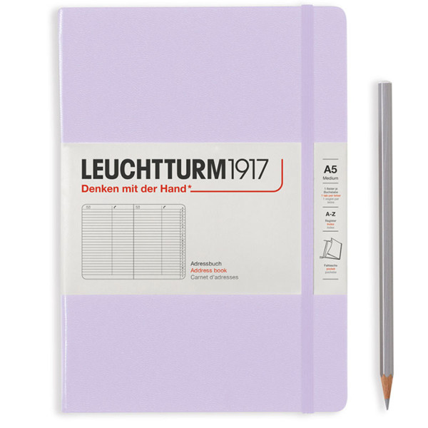 LEUCHTTURM1917 Medium A5 Alfabet Lilac