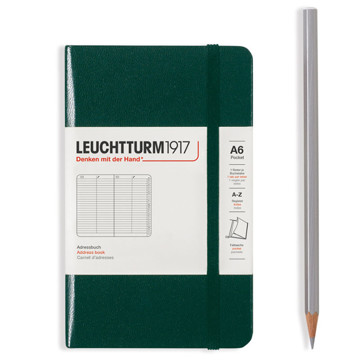 LEUCHTTURM1917 Pocket A6 Alfabet Forest Green