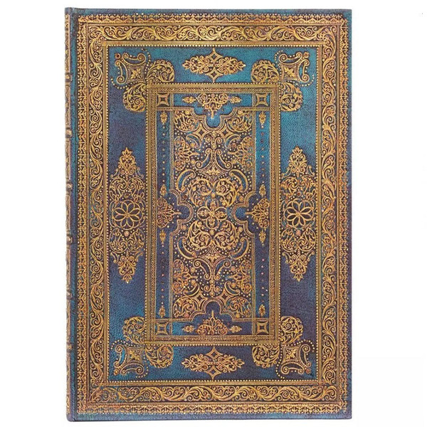 Paperblanks Blue Luxe Midi gelijnd