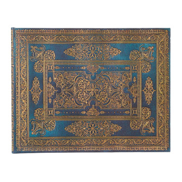 Paperblanks Blue Luxe Guest Book blanco