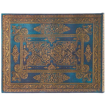 Paperblanks Blue Luxe Guest Book blanco