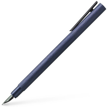 Faber-Castell Neo Slim Aluminium Dark Blue vulpen