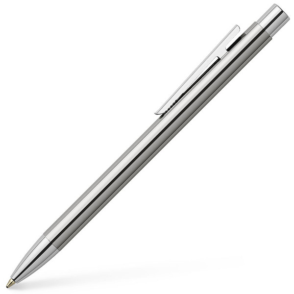 Faber-Castell Neo Slim Stainless Steel Silver Shiny balpen