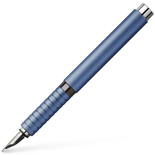 Faber-Castell Essentio Aluminium Blue vulpen