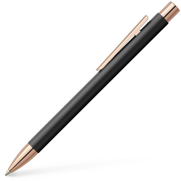 Faber-Castell Neo Slim Metal Black with Rosegold balpen