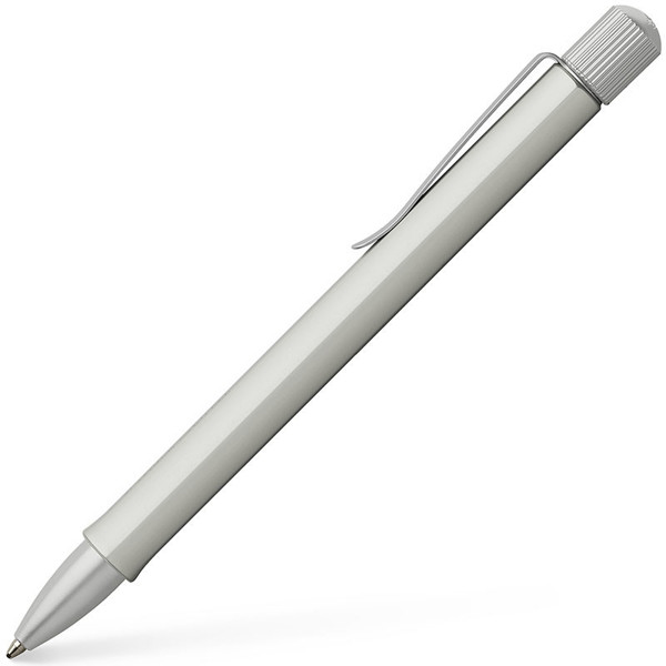 Faber-Castell Hexo Silver Matt balpen