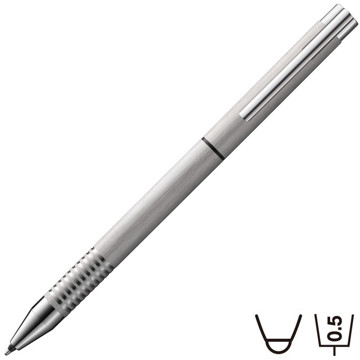 LAMY logo Brushed twin pen edelstaal balpen - potlood 