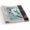 Filofax Clipbook A5 Classic Monochrome white + Chameleon pens ** Special Edition **