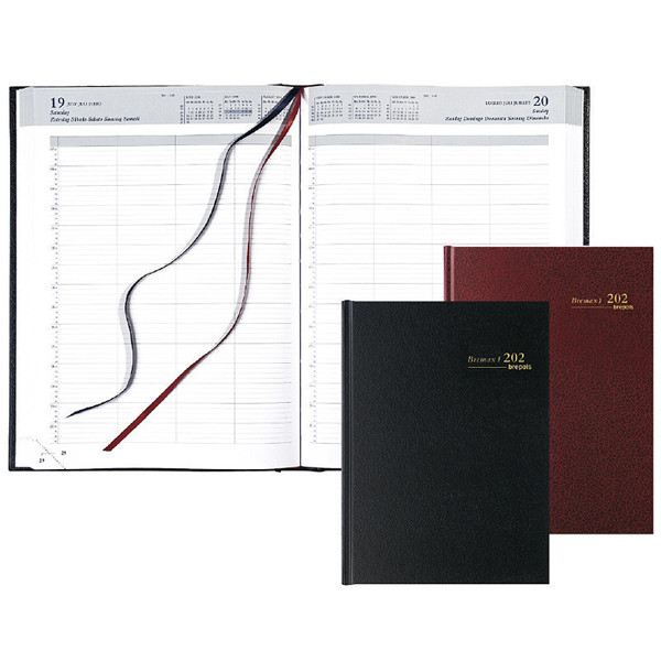 agenda Brepols Bremax1 Santex 210x290mm 1/1 4 kolommen - bordeaux