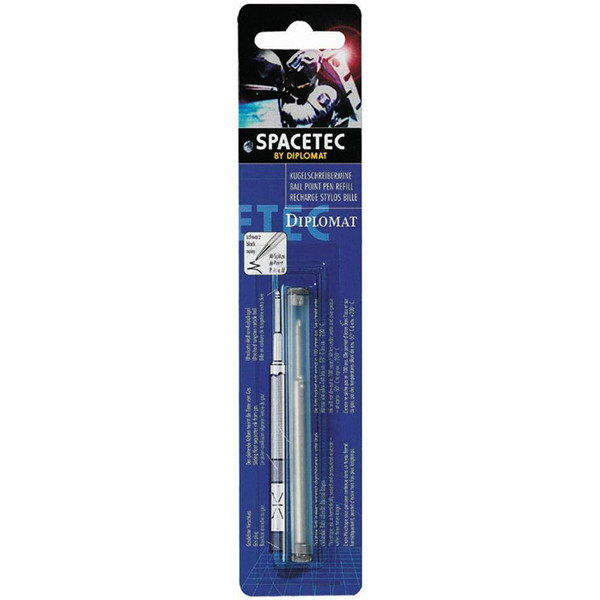 Diplomat balpenvulling Spacetec Gas-Pressurized Black medium