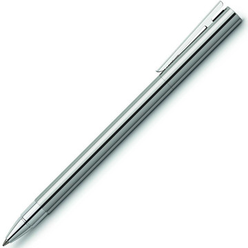 Faber-Castell Neo Slim Stainless Steel Silver Shiny rollerpen