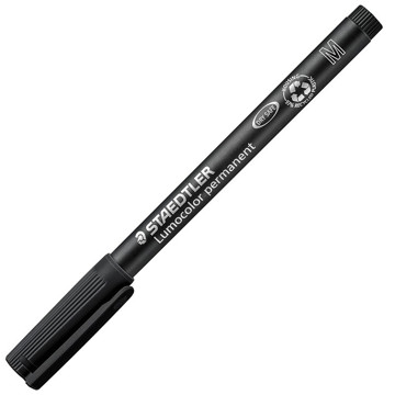 viltstift Staedtler Lumocolor 317  M 1.0mm zwart - permanent