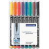 viltstift Staedtler Lumocolor 318  F 0.6mm 8 kleuren - permanent