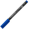 viltstift Staedtler Lumocolor 318  F 0.6mm blauw  - permanent - 10stuks