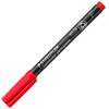 viltstift Staedtler Lumocolor 318  F 0.6mm rood   - permanent - 10stuks