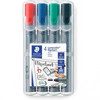 viltstift Staedtler Lumocolor 356 flipovermarker 2.0mm 4 kleuren