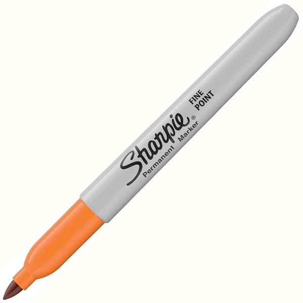 viltstift Sharpie Fine 1.0mm permanent oranje