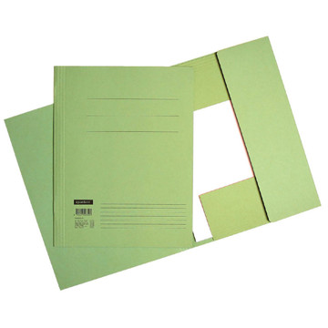 stofklepmap Quantore Folio 245x350mm 320gr - 10stuks - groen