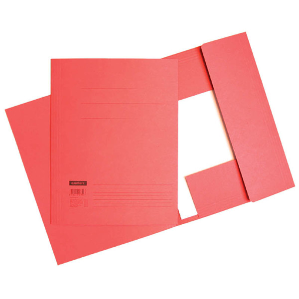 stofklepmap Quantore Folio 245x350mm 320gr - 10stuks - rood