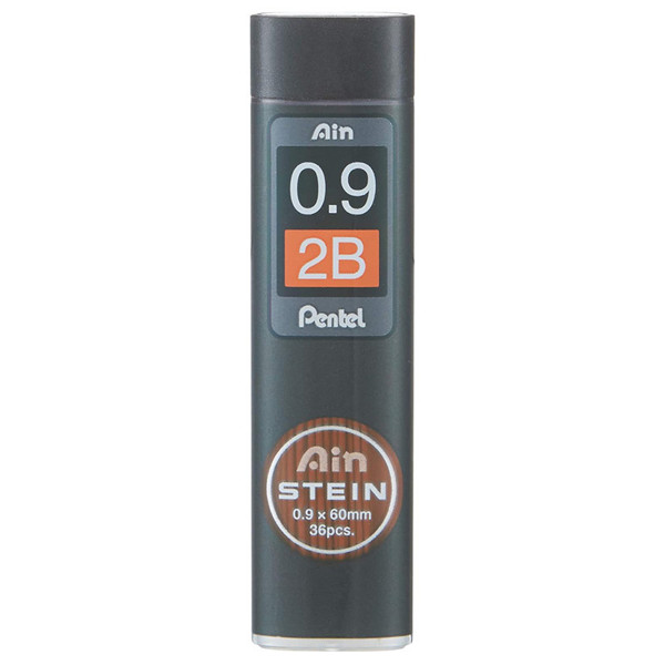 potloodstift Pentel Ain Stein 0.9mm 2B        36stuks