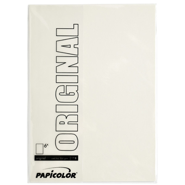 Papicolor Original A4 200g 6vel anjerwit