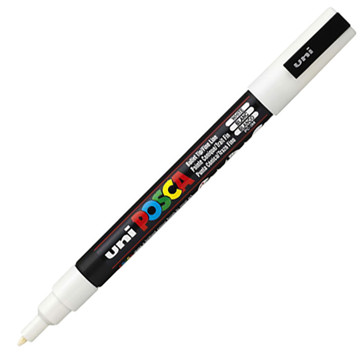 verfstift Posca PC-3M   F 1.3mm wit