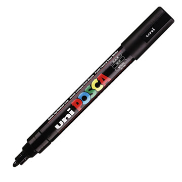 verfstift Posca PC-5M   M 2.5mm zwart