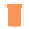 planbord Nobo  t-kaart Val-rex 48mm / size 2 oranje