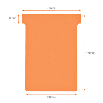 planbord Nobo  t-kaart Val-rex 77mm / size 3 oranje