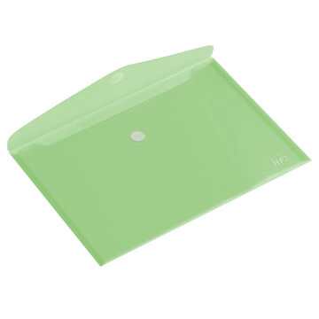 enveloptas HF2 liggend 240x330mm A4 transparant groen