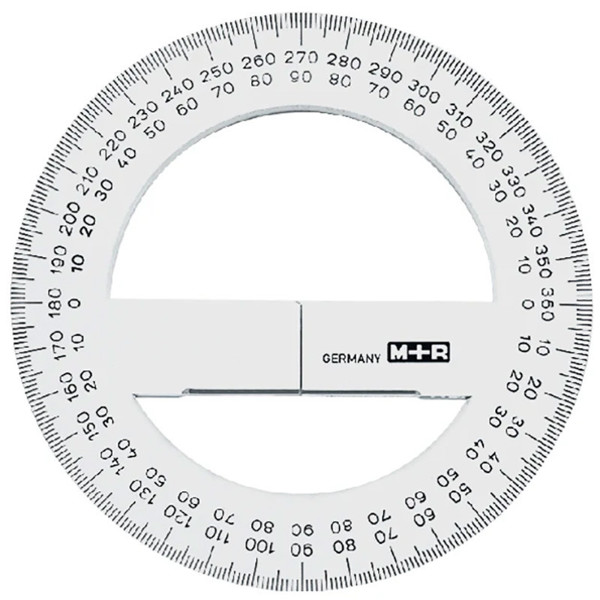 gradenboog M+R - kompasroos  - 360graden 100mm