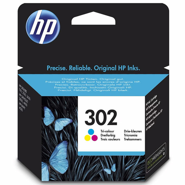 inktcartridge HP 302   F6U65AE color