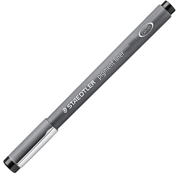 fineliner Staedtler pigment liner 308 zwart 0.3mm