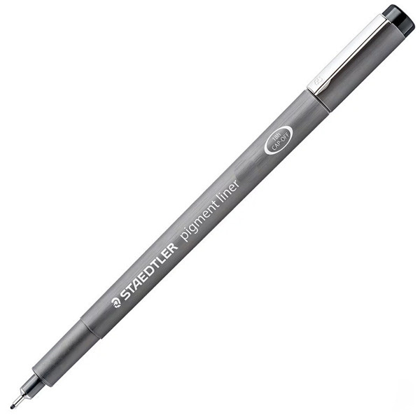 fineliner Staedtler pigment liner 308 zwart 0.3mm