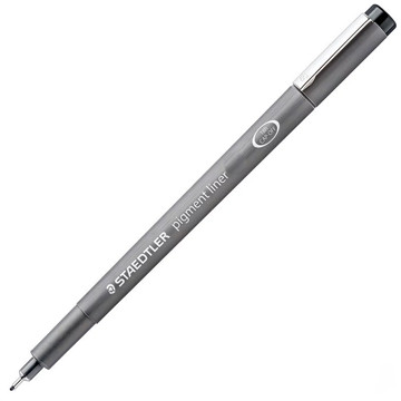 fineliner Staedtler pigment liner 308 zwart 0.4mm