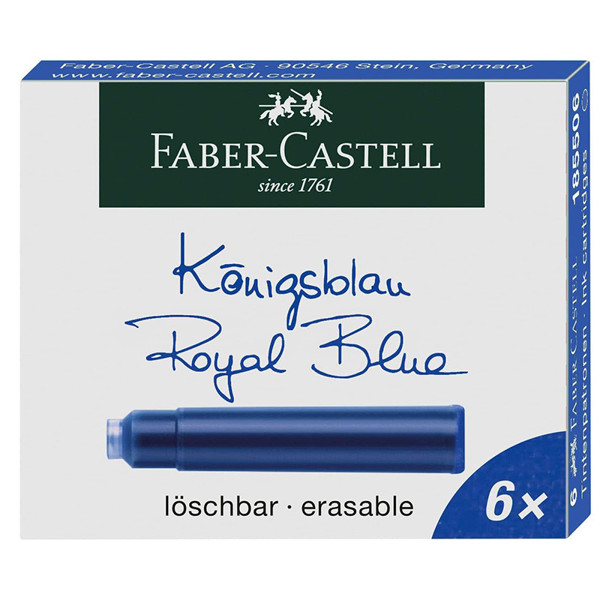 Faber-Castell inktpatronen Royal Blue