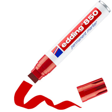 edding  850 viltstift permanent 5-15mm rood