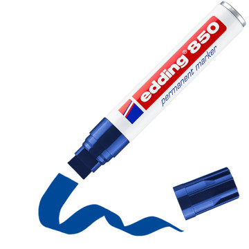 edding  850 viltstift permanent 5-15mm blauw