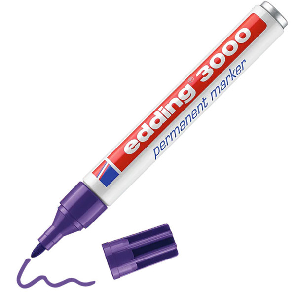 edding 3000 viltstift permanent 1.5-3mm violet