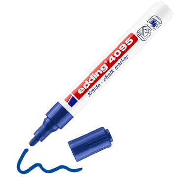 edding 4095 window krijtstift 2-3mm blauw