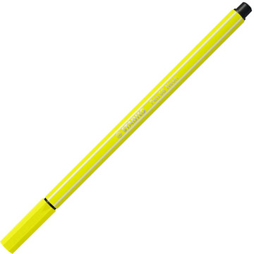 viltstift Stabilo pen 68-024 1.0mm neon geel