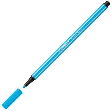 viltstift Stabilo pen 68-031 1.0mm neon blauw